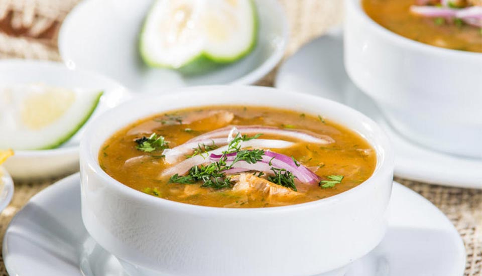 El encebollado es un plato típico ecuatoriano